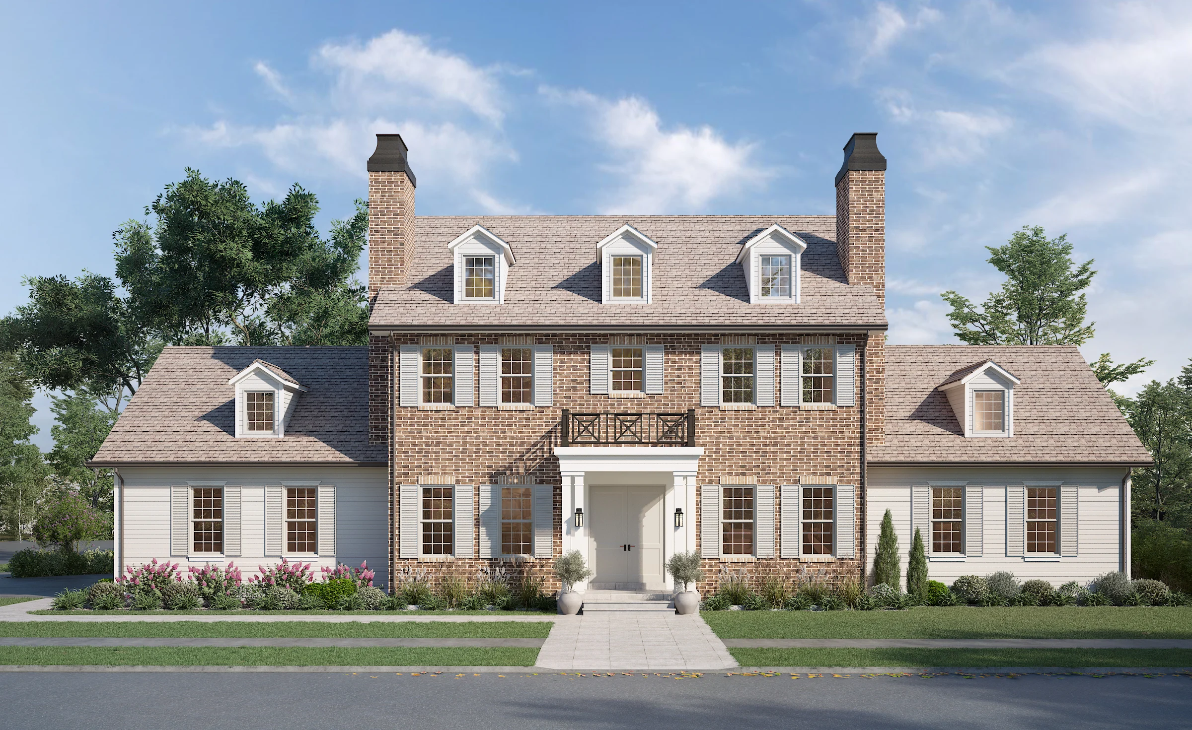 The Colonial floor plan from Crestline Homes